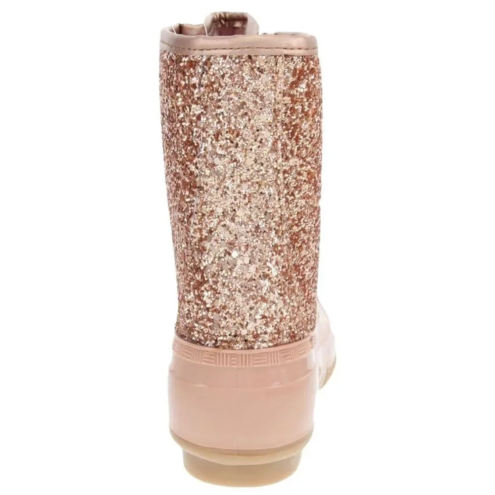 Sugar Women's Glitter Duck Boots sz 8 Waterproof NEW #G940